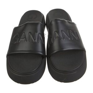 Ganni Leather Slides